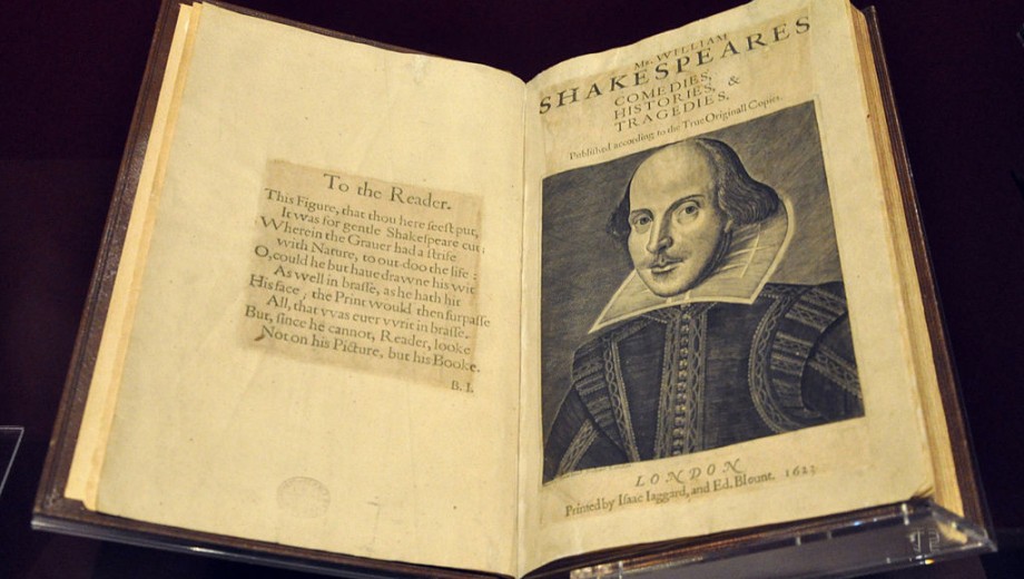 First Folio (Mr William Shakespeare's Comedies, Histories & Tragedies), London 1623