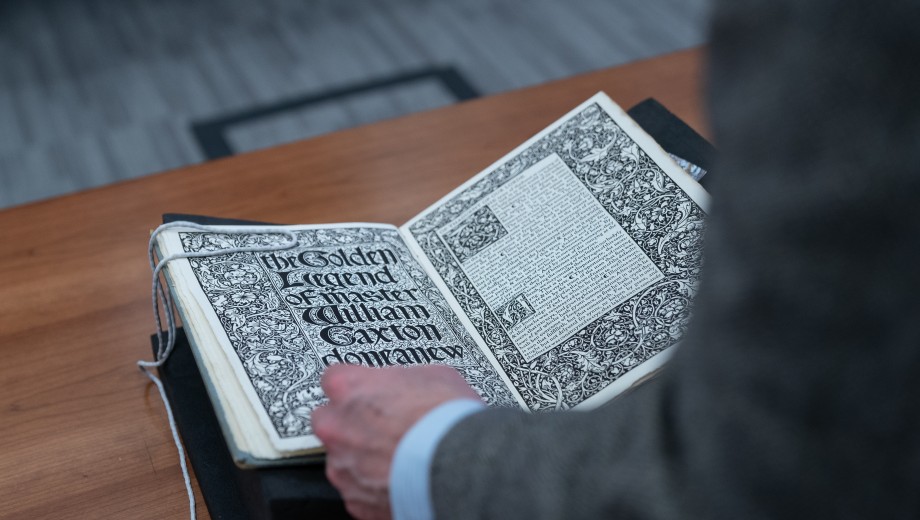In The Printed Book in the West, taught by Michael F. Suarez, SJ, students gained firsthand experience of the rare books in the Hanna Holborn Gray Special Collections Research Center. 