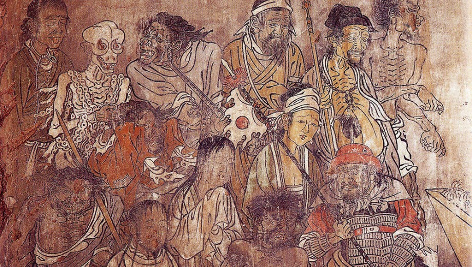 detail from a late Yuan dynasty (14th c.) mural