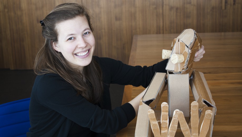 Marissa Fenley made her puppet Gordon—named for modernist theater pioneer Edward Gordon Craig—at a workshop hosted by theater company Rough House in 2016.
