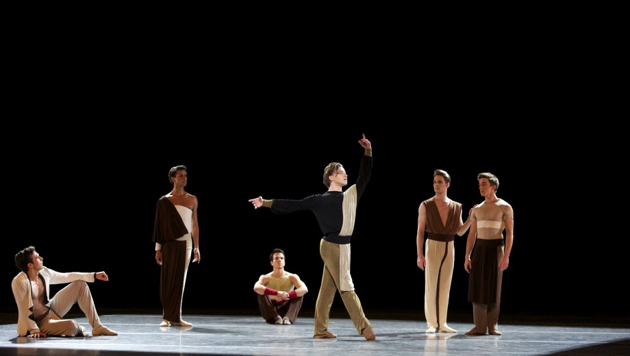 A scene from Serenade after Plato’s “Symposium,” choreographed by Alexei Ratmansky.