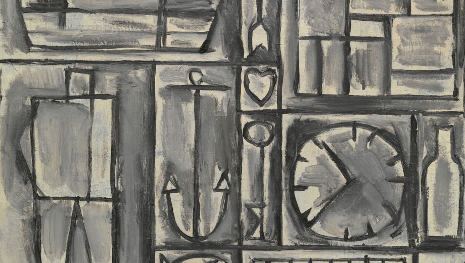 Uruguayan Joaquín Torres-García was one of the first abstract artists in Latin America and is a focus of Sulivan's research. Torres-García created Mondrian-like grids filled with symbols inspired by ancient art, as in this piece: Composition (1931). (C) The Museum of Modern Art/Licensed by Scala/Art Resource, NY, (C) Copyright Sucesion Joaquin Torres-Garcia, Montevideo 2015.